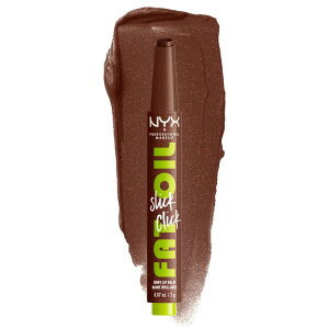 NYX �v���t�F�b�V���i�� ���C�N�A�b�v �t�@�b�g�I�C�� �X���b�N�N���b�N �g�����f�B���O�g�s�b�N�i�R�Y�~�b�N�`���R�[���j NYX Professional Makeup Fat Oil Slick Click, Trending Topic (Cosmic charcoal) �y����