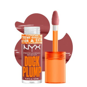 NYX �v���t�F�b�V���i�����C�N�A�b�v �_�b�N �v�����v ���b�v�O���X ���[�� �A�E�g �I�u �}�C �E�F�C NYX Professional Makeup Duck Plump Extreme Sensation Lip Plumping Gloss, MAUVE OUT OF MY WAY �y�����񂹏��i�z