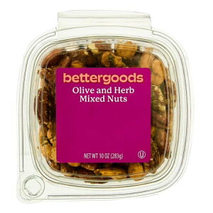 �y�E�H���}�[�g�u�����h�z�x�^�[�O�b�Y �I���[�u���n�[�u �~�b�N�X�i�b�c 283g bettergoods Olive and Herb Mixed Nuts, 10 oz �y�����񂹏��i�z