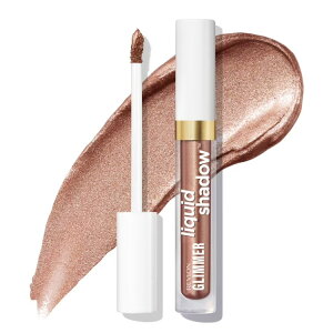 ���u���� �O���}�[ ���L�b�h�V���h�E �V�}�[�A�C�V���h�E 208 �X�^�[�X�g���b�N ��3mL Revlon Glimmer Liquid Shadow, Shimmer Eyeshadow Makeup, 208 Starstruck, 0.10 fl oz �y�����񂹏��i�z