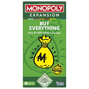 ���m�|���[ �o�C �G�u���V���O �g���Z�b�g �N���V�b�N�Ή� �t�@�~���[�Q�[�� 8�Έȏ� Monopoly Buy Everything EXPANSION, Add to Classic Monopoly Board Game, Ages 8 and Up �y�����񂹏��i�z