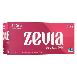 �[�r�A �[���V���K�[�\�[�_ �h�N�^�[�[�r�A �\�[�_�|�b�v 355ml 8�{ Zevia Zero Calorie, No Sugar Dr. Zevia Soda Pop, 12 fl oz, 8 Pack Cans �y�����񂹏��i�z