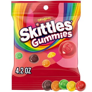�X�L�b�g���Y �O�~�L�����f�B �I���W�i�� 119g Skittles Gummies Original Gummy Candy - 4.2 oz Bag �y�����񂹏��i�z