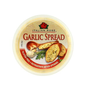 �C�^���A�����[�Y �O���e���t���[ �K�[���b�N�X�v���b�h ��113g Italian Rose Gluten-Free Garlic Spread, 4 oz, Shelf-Stable, Contains Soy, Milk �y�����񂹏��i�z