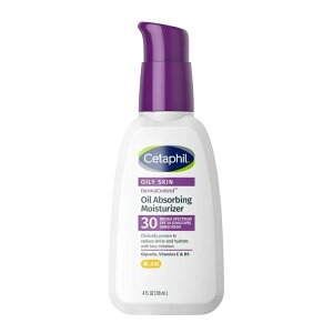 �Z�^�t�B�� �_�[�}�R���g���[�� �I�C���A�u�\�[�r���O ���C�X�`�����C�U�[ SPF30 118ml Cetaphil Derma Control Oil Absorbing Moisturizer SPF 30, 4 fl oz �y�����񂹏��i�z