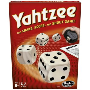 ���b�c�B�[ �N���V�b�N �_�C�X�Q�[�� �V�F�[�J�[���_�C�X�t�� 8�Έȏ� YAHTZEE Classic, Dice Game for 2 and up Players, Includes Shaker and Dice, Ages 8+ �y�����񂹏��i�z