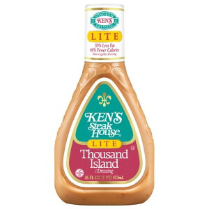 �P���Y�X�e�[�L�n�E�X ���C�g �T�E�U���A�C�����h �T���_�h���b�V���O 473mL Ken's Steak House Lite Thousand Island Salad Dressing 16 fl oz �y�����񂹏��i�z