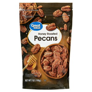 �y�E�H���}�[�g�u�����h�z�O���[�g�o�����[ �n�j�[���[�X�g�s�[�J�� 198g Great Value Honey Roast Pecans 7oz �y�����񂹏��i�z