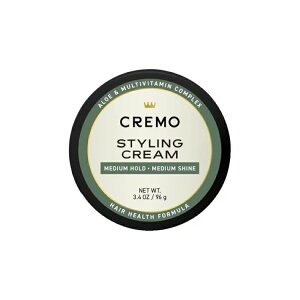 �N���� �o�[�o�[�O���[�h �X�^�C�����O�N���[�� ��96g Cremo Barber Grade Hair Styling Cream, 3.4 oz �y�����񂹏��i�z