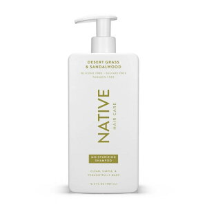 �l�C�e�B�u�T���t�F�[�g�t���[�V�����v�[ �f�U�[�g�O���X���T���_���E�b�h 487ml Native Sulfate Free Shampoo, Desert Grass and Sandalwood 16.5oz �y�����񂹏��i�z�y���킹�Ĕ��������z