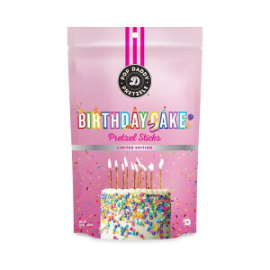 �|�b�v�_�f�B�v���b�c�F�� �o�[�X�f�[�P�[�L�����v���b�c�F���X�e�B�b�N 212g Pop Daddy Pretzels Birthday Cake Flavored Pretzel Sticks 7.5 oz �y�����񂹏��i�z