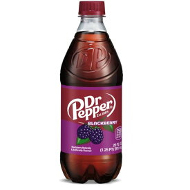 ドクターペッパー ブラックベリーソーダポップ 591ml ボトル 1本 Dr Pepper Blackberry Soda Pop, 20 fl oz, Bottle 【お取り寄せ商品】