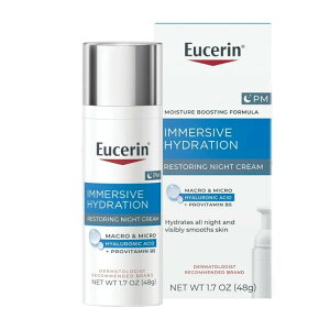 ���[�Z���� �q�A�������_���v���r�^�~��B5�z�� ���ێ��i�C�g�N���[�� 48g Eucerin Immersive Hydration Restoring Night Cream, 1.7 oz �y�����񂹏��i�z