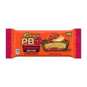 ���[�V�[�Y �r�b�O�J�b�v PB&J �X�g���x���[�~���N�`���R���[�g �L���O�T�C�Y �s�[�i�b�c�o�^�[�J�b�v 79g REESE'S Big Cup PB&J Strawberry Milk Chocolate King Size Peanut Butter Cups 2.8 oz �y�����񂹏��i�z