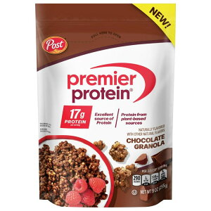 �v���~�A�v���e�C���O���m�[�� �`���R���[�g �N�����`�[�N���X�^�[ 255g Premier Protein Granola, Chocolate Flavored Crunchy Clusters, 9 oz �y�����񂹏��i�z