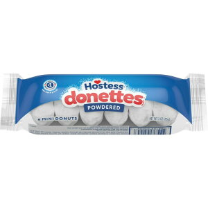 �z�X�e�X �h�l�b�c �p�E�_�[�V���K�[�~�j�h�[�i�c 6���� Hostess Donettes, Powdered Mini Donuts, 3 oz Sleeve (6 Mini Donuts) �y�����񂹏��i�z
