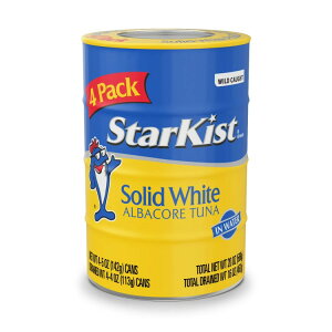 �X�^�[�L�X�g ���ϔ��r���i�K�}�O�� 142g �� 4�p�b�N StarKist Solid White Albacore Tuna in Water , 5 oz Can, 4-Pack �y�����񂹏��i�z