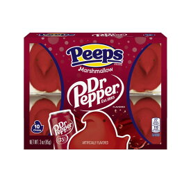 [限定版]ピープス ドクターペッパーフレーバー マシュマロひよこ 10個入り PEEPS Dr Pepper Flavored Marshmallow Chicks Easter Candy 10ct 【お取り寄せ商品】
