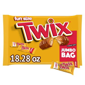 �c�C�b�N�X �L�������� �t�@���T�C�Y�`���R���[�g�N�b�L�[�L�����f�B�o�[ 518.2g Twix Caramel Fun Size Chocolate Cookie Candy Bars, 18.28 oz Bag �y�����񂹏��i�z