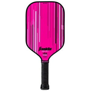 Franklin Sports Signature Series MaxGrit �s�b�N���{�[���p�h�� 16mm�|���R�A �s���N ��224?235g Franklin Sports Signature Series MaxGrit Pickleball Paddle, 16mm Poly Core, Pink, 7.9-8.3oz �y�����񂹏��i�z