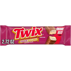 �c�C�b�N�X �N�b�L�[�h�E �~���N�`���R���[�g�o�[ �V�F�A�T�C�Y 77g Twix Cookie Dough Milk Chocolate Bars, Share Size - 2.72 oz �y�����񂹏��i�z
