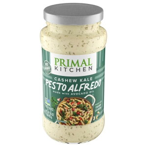 �v���C�}���L�b�`�� �N���[�~�[ �J�V���[�i�b�c �P�[���y�X�g �A���t���b�h ��454g Primal Kitchen Creamy Cashew Kale Pesto Alfredo, 16 oz �y�����񂹏��i�z