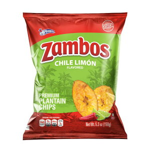 �U���{�X �v���~�A�� �`�������� �v�����e���`�b�v�X 150g Zambos Premium Chile Lim?n Plantain Chips, 5.30 oz Bag �y�����񂹏��i�z