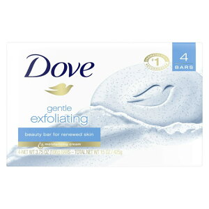 �_�� �r���[�e�B�[�o�[ �o�X�\�[�v �W�F���g�� �G�N�X�t�H���G�[�e�B���O 106g 4���� Dove Beauty Bar Bath Soap Gentle Exfoliating 3.75 oz 4 Bars �y�����񂹏��i�z�y���킹�Ĕ��������z