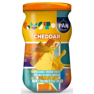 Gusto by P.A.N. �`�F�_�[�`�[�Y�X�v���b�h 300g Gusto by P.A.N. Cheddar Cheese Spread, 10.9 oz Jar �y�����񂹏��i�z