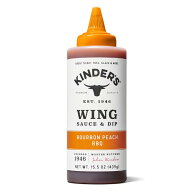 キンダーズ バーボンピーチ BBQウィングソース＆ディップ 439g Kinder's Bourbon Peach BBQ Wing Sauce a…