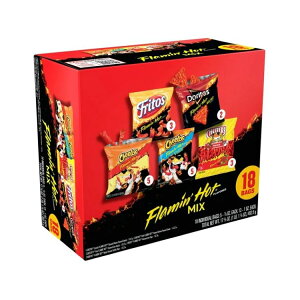 �t���g���[ �t���[�~���z�b�g�~�b�N�X �o���G�e�B�p�b�N �X�i�b�N�`�b�v�X 18���� Frito-Lay Flamin' Hot Mix Variety Pack Snack Chips, 18 Count Multipack �y�����񂹏��i�z