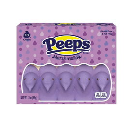 ピープス ラベンダー マシュマロひよこ 10個入り Peeps, Lavender Marshmallow Chicks 10 Count 【お取り寄せ商品】
