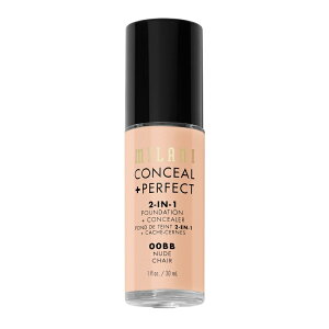 �~���j �R���V�[���{�p�[�t�F�N�g 2-in-1 �t�@���f�[�V�����{�R���V�[���[ �k�[�h 30ml Milani Conceal + Perfect 2-in-1 Foundation + Concealer, Nude �y�����񂹏��i�z