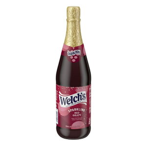 �E�F���` �m���A���R�[�� �X�p�[�N�����O�W���[�X �J�N�e�� ���b�h�O���[�v 750ml Welch's Non-Alcoholic Sparkling Juice Cocktail, Red Grape, 25.4 fl oz Bottle �y�����񂹏��i�z