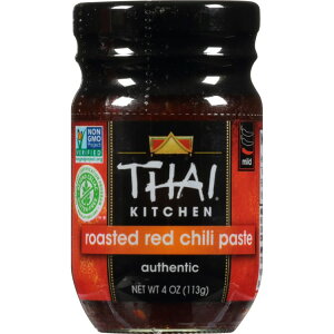 �^�C�L�b�`�� �O���e���t���[ ���[�X�g���b�h�`���y�[�X�g 112g Thai Kitchen Gluten Free Gluten Free Roasted Red Chili Paste, 4.0 oz �y�����񂹏��i�z