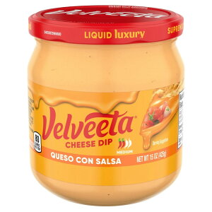 �x���r�[�^�`�[�Y �`�[�Y�\�[�X�f�B�b�v 425g Velveeta Queso Con Salsa Cheese Dip, 15 oz Jar �y�����񂹏��i�z