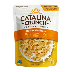 �J�^���i �N�����` �v���e�C�� �V���A�� �n�j�[�O���n�� 255g Catalina Crunch Protein Cereal, Honey Graham 9 oz �y�����񂹏��i�z