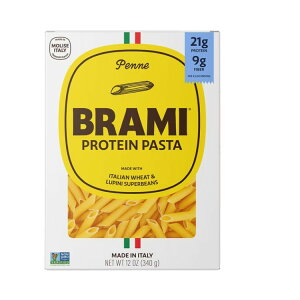 �u���~ �y���l �n�C�v���e�C���p�X�^ 340g Brami Penne High Protein Pasta, Made in Italy 12 oz Box �y�����񂹏��i�z