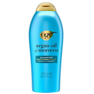 OGX ���j���[�C���O�{�A���K���I�C�� ���C�X�`�����C�W���O �f�C���[�V�����v�[ �\�t�g���X�g�����O�X 750ml OGX Renewing + Argan Oil Moisturizing Daily Shampoo to Soften & Strengthen, 25.4 fl oz �y�����񂹏�