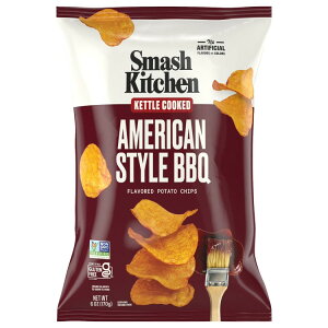 �X�}�b�V���L�b�`�� �A�����J���X�^�C�� BBQ �P�g���`�b�v�X 170g Smash Kitchen American Style BBQ Kettle Chips, 6 oz �y�����񂹏��i�z