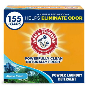 �A�[�����n���}�[ ���������� �A���p�C���N���[�� 155�� Arm & Hammer Powder Laundry Detergent, Alpine Clean, 9.56 lb, 155 Loads �y�����񂹏��i�z�y���킹�Ĕ��������z