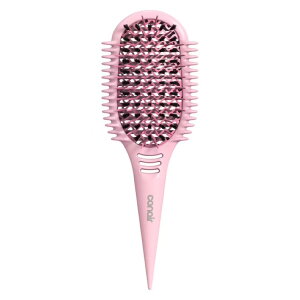 �R���G�A�[ �J�[���f�B�t�@�C�� �v�� �f�^���O���[ �w�A�u���V �s���N Conair Curl Define Pro Detangler Hair Brush, Pink, Frizz-free Detangling �y�����񂹏��i�z