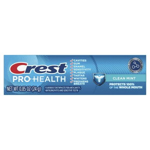 �N���X�g �v���w���X �N���[���~���g �������� 24g Crest Pro-Health Clean Mint Toothpaste (0.85oz) �y�����񂹏��i�z