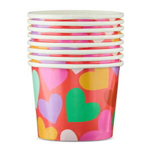�E�F�C�g�D�[�Z���u���[�g �n�[�g�J�b�v 8�� �}���`�J���[ Heart Treat Cups, Multicolor, 8 Count, Valentine's Day by Way To Celebrate �y�����񂹏��i�z