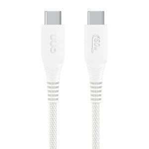 �I�� USB-C to USB-C�P�[�u�� ��0.9m �҂ݍ��� �z���C�g onn 3ft USB-C To USB-C Braided Charging Cable, Fast Charging, USB-IF Certified, White - �y�����񂹏��i�z