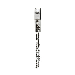 �u���[���[���r�[�Y �V���o�[�����n�[�g�r�[�Y�X�g�����h 15�C���` 2�{���� Blue Moon Beads Silver Alloy Heart Bead Strand, 15 inches, 2 Pieces �y�����񂹏��i�z