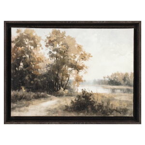 �y�|�C���gUP��1��-11��2���z�}�C�e�L�T�X�n�E�X �t���[���A�[�g �r�̕��i ��41×30cm My Texas House By The Pond Framed Art 16x12 �y�����񂹏��i�z