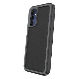 �I�� �X�����ϏՌ��P�[�X �u���b�N �O���[ GalaxyA15 5G�Ή� onn Slim Rugged Phone Case for Samsung Galaxy A15 5G - Black/Gray �y�����񂹏��i�z