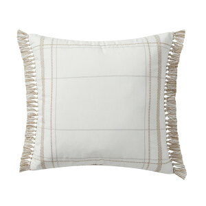 �y�|�C���gUP��1��-11��2���z�}�C�e�L�T�X�n�E�X �N�b�V���� ��50×50cm �t�����W ���o�[�V�u�� �g�[�v My Texas House 20inch x 20inch Taupe Alina Fringe Reversible Cotton Decorative Pillow �y�����񂹏��i�z