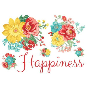 �y�E�H���}�[�g�u�����h�z�p�C�I�j�A�E�[�}�� �E�H�[���f�J�[���Z�b�g 19�_ The Pioneer Woman Fancy Flourish 19-Piece Giant Peel & Stick Decals Set �y�����񂹏��i�z